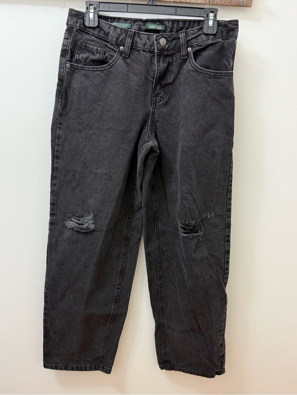 wild fable Black Relaxed Straight Jeans